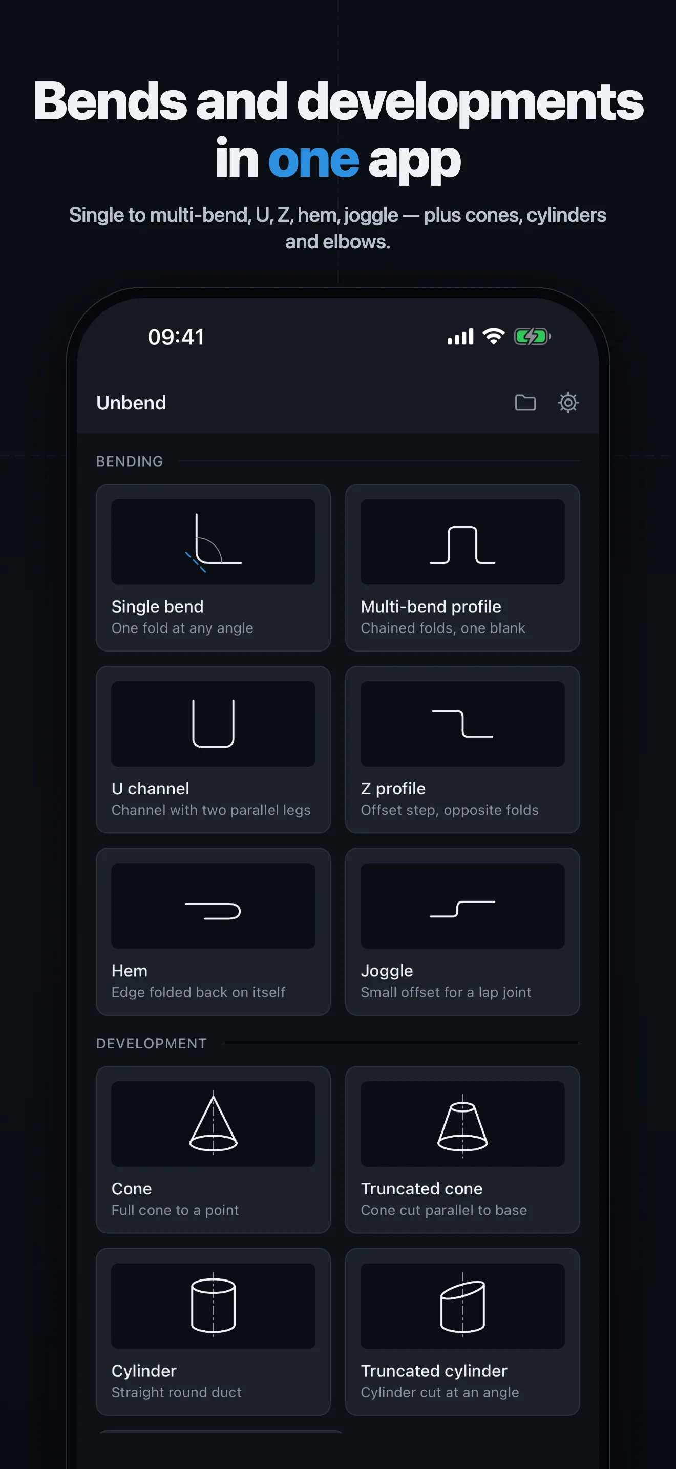 Shape catalog
