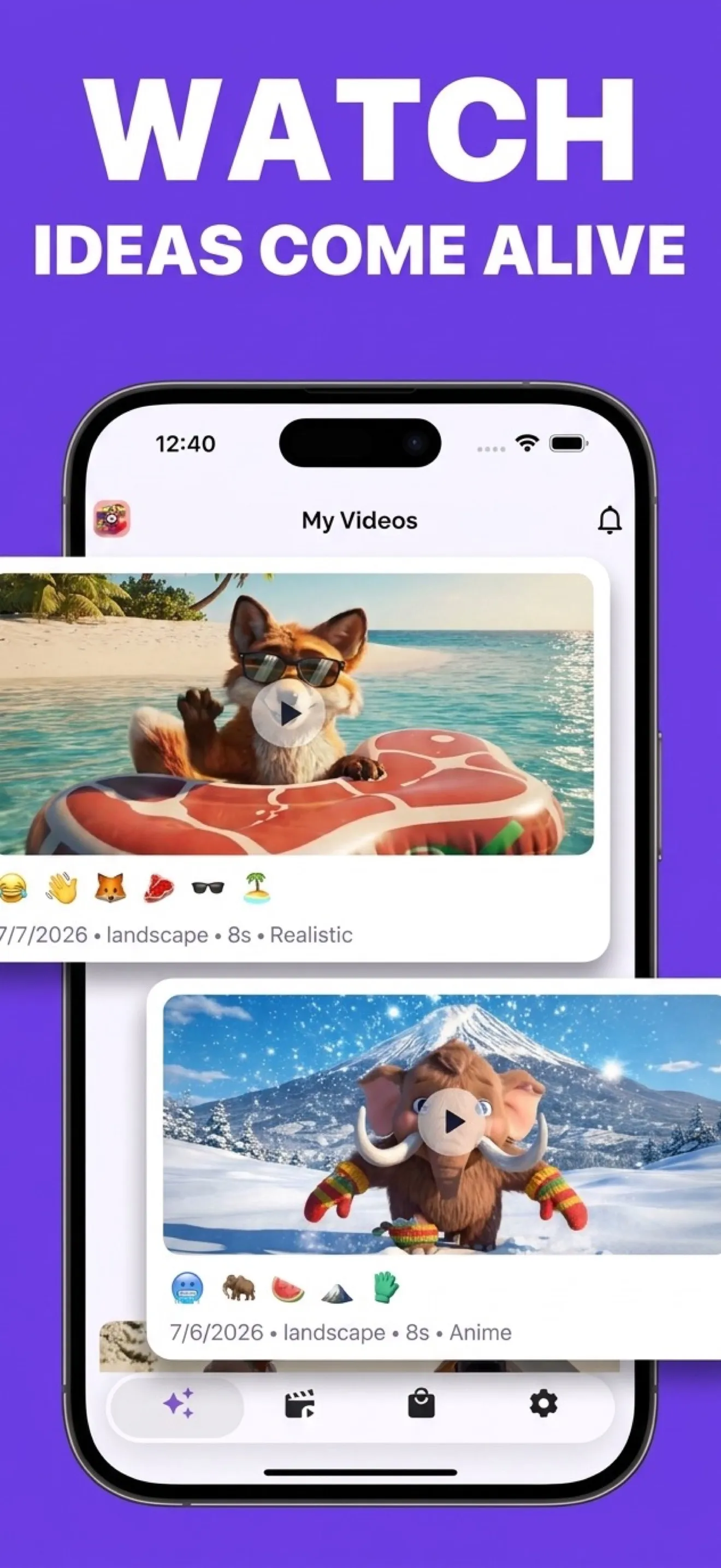 AI Clip Maker: generated video